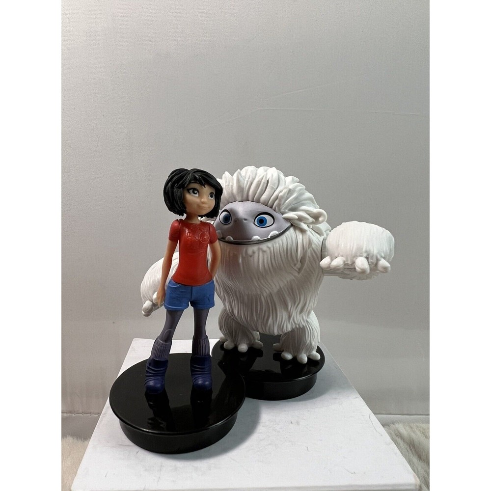 Abominable 2019 movie Snowmen & Yi Figurine pvc plastic 3" tall New In Plastic B